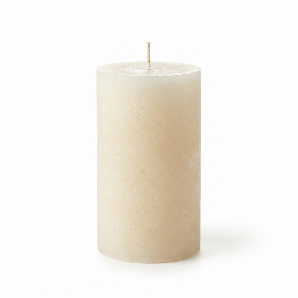 Unscented Pillar Candles