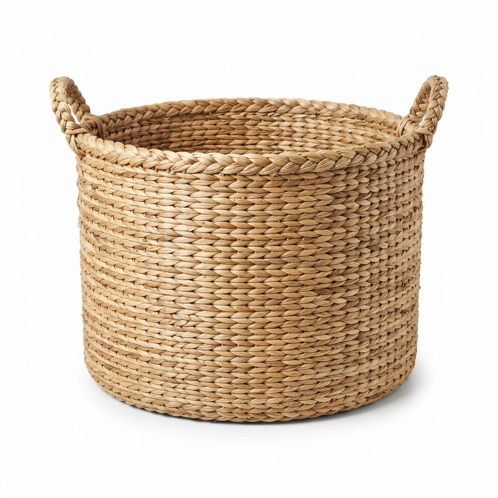 Natural Woven Seagrass Storage Basket