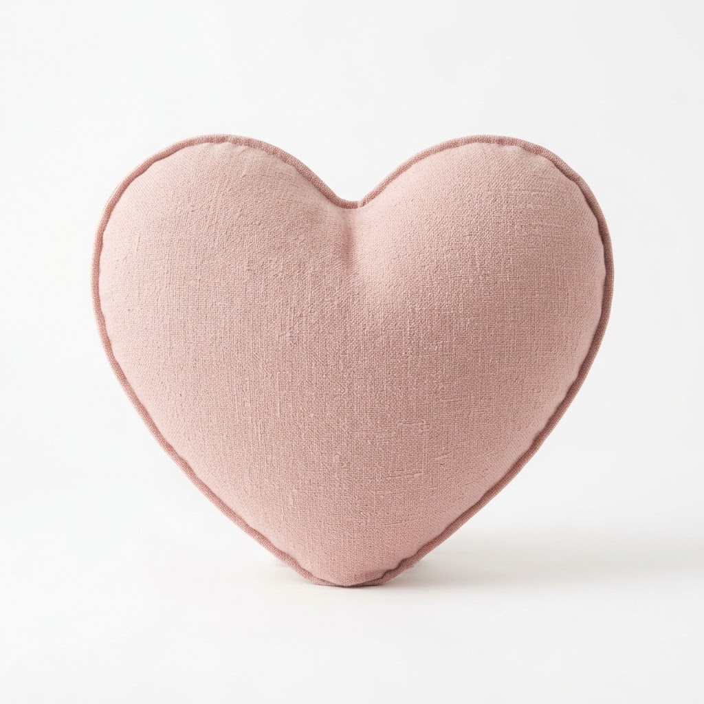 Valentine's Heart Shaped Decorative Cushion