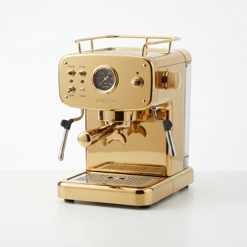 Gold Espresso Machine