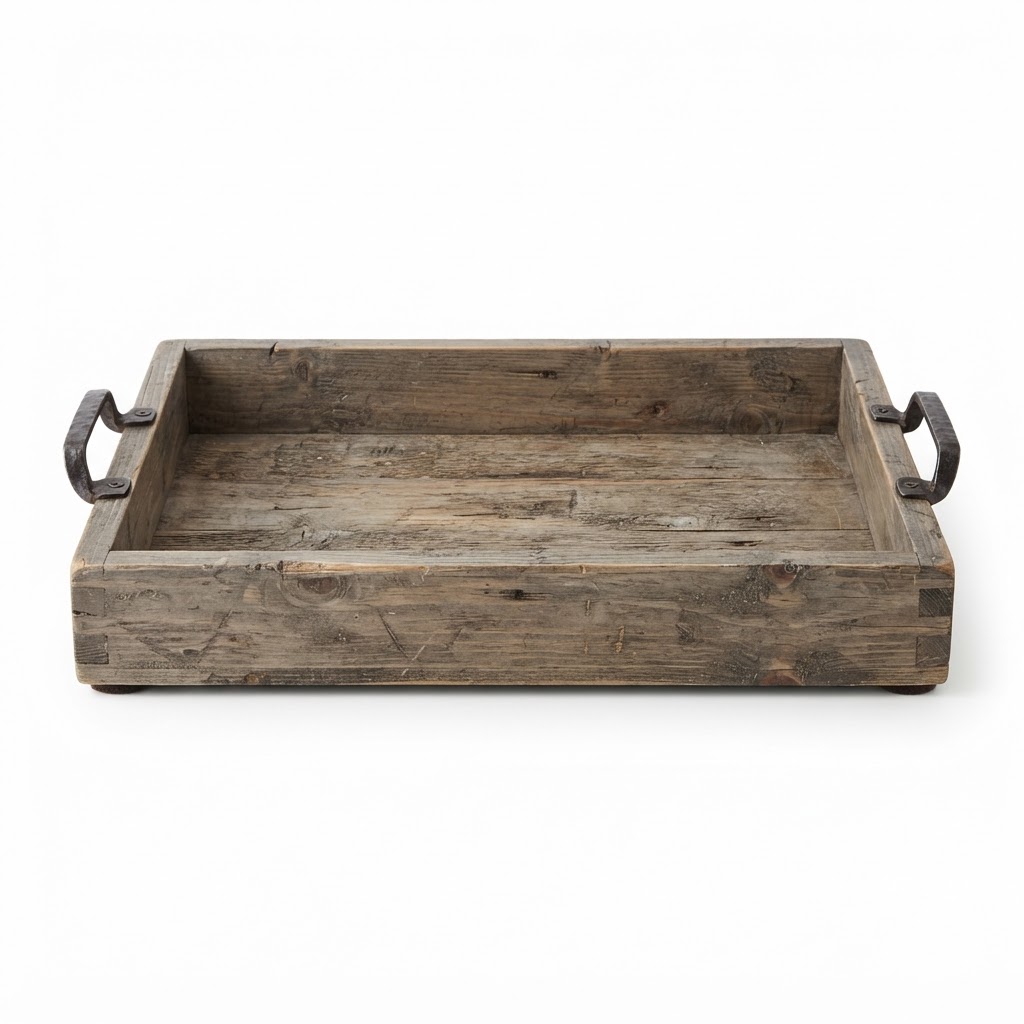 Distressed Wood Tray