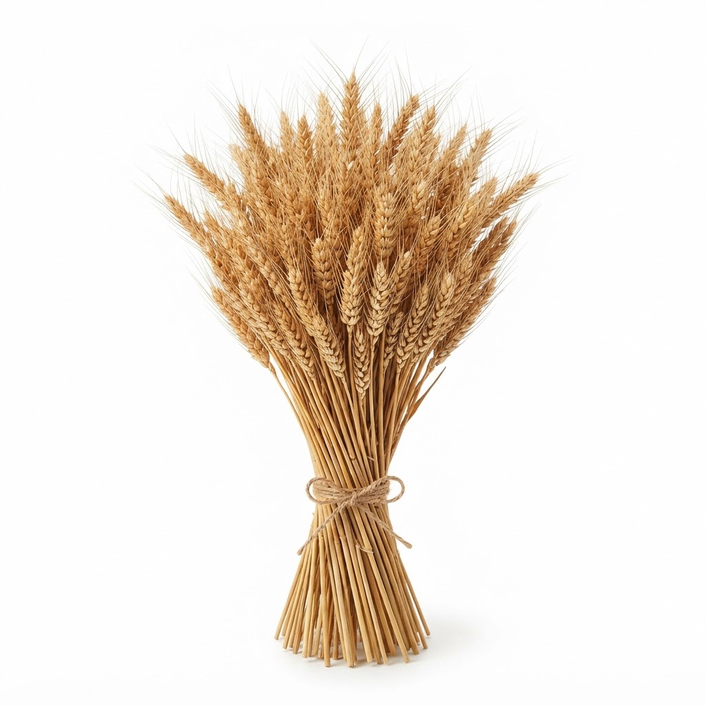 Fall Dried Wheat Decorative Bunch