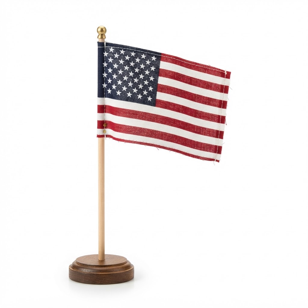Mini American Flag Decor