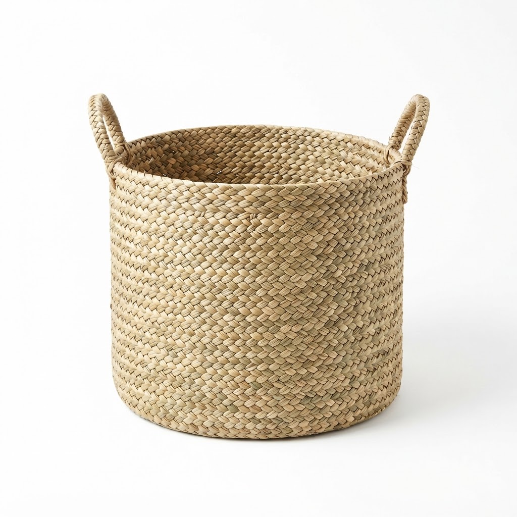 Woven Seagrass Storage Basket