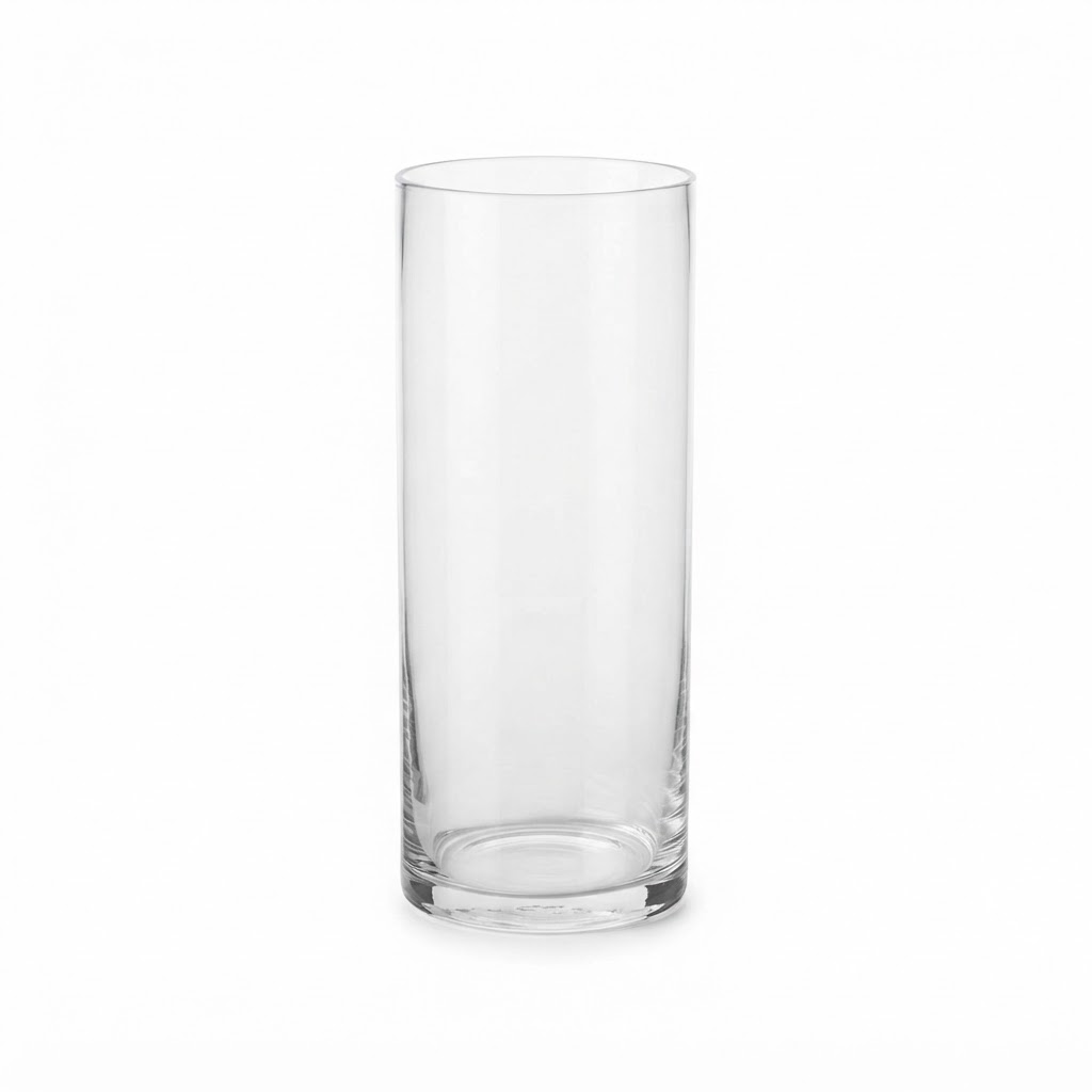 Glass Cylinder Flower Vase