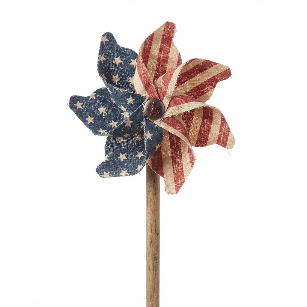 Patriotic Pinwheel Decor