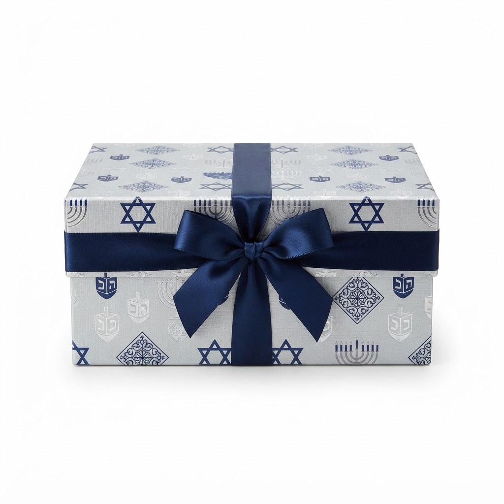 Silver and Blue Decorative Gift Boxes