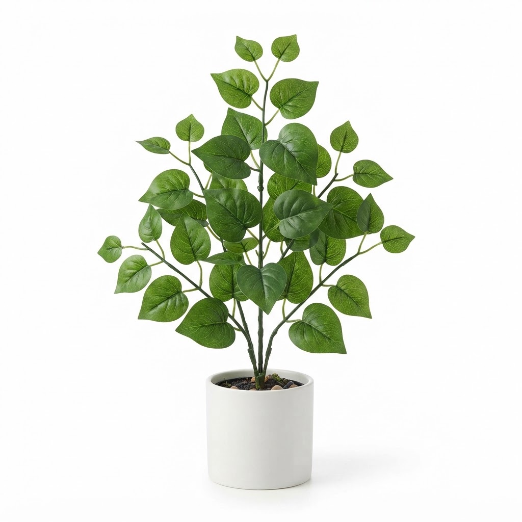 Faux Heart Leaf Greenery