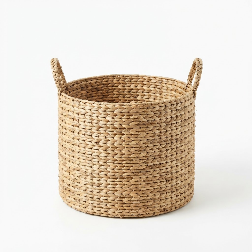 Neutral Woven Seagrass Storage Basket
