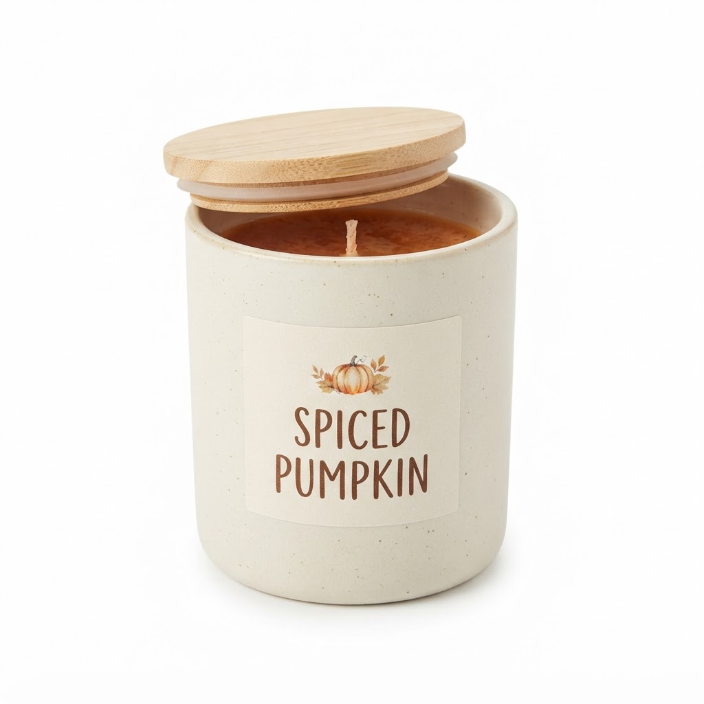 Spiced Pumpkin Scented Candle
