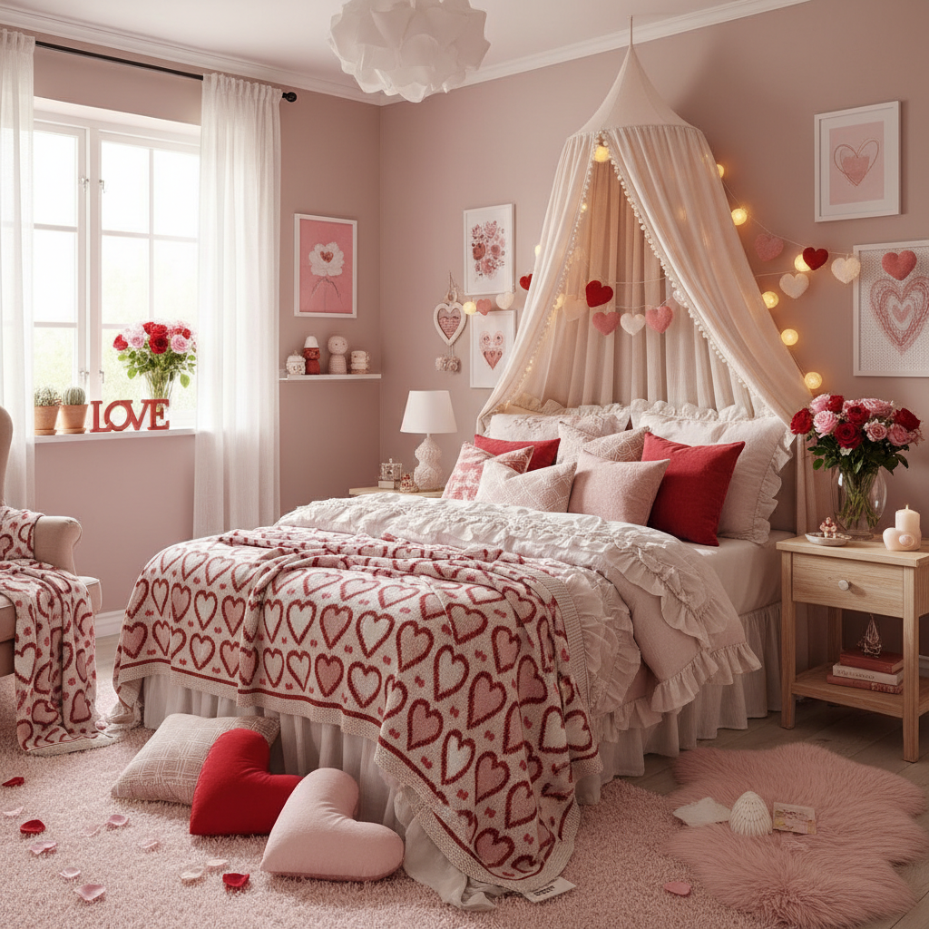 Nordic Valentine's Day Child Bedroom (Girl)