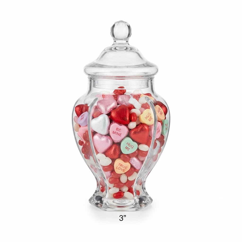 Glass Candy Apothecary Jars