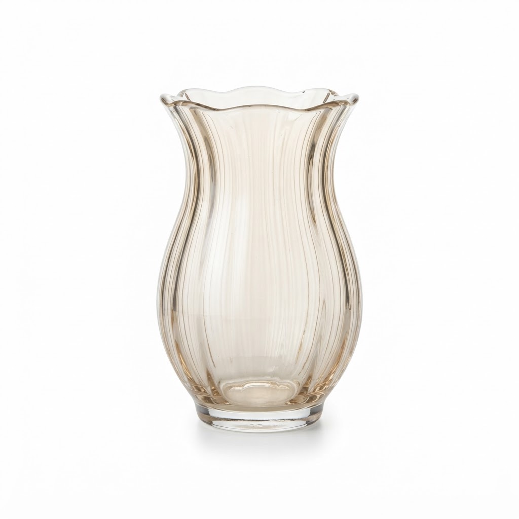 Transitional Glass Tulip Vase
