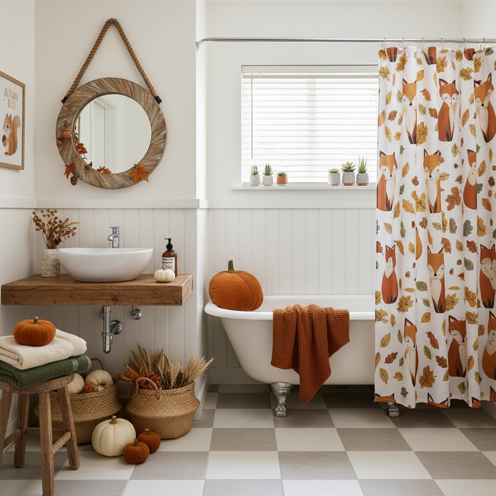 Modern Cottage Fall Child Bathroom
