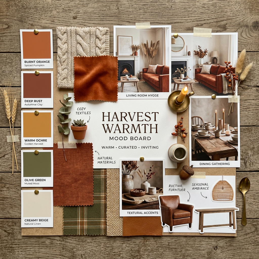 Harvest Warmth Mood Board