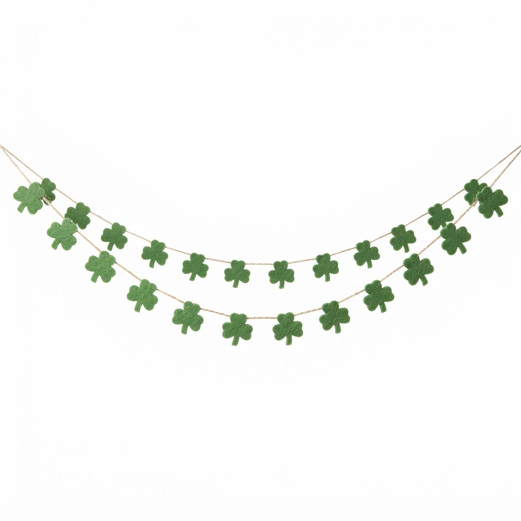 Felt Clover String Garland