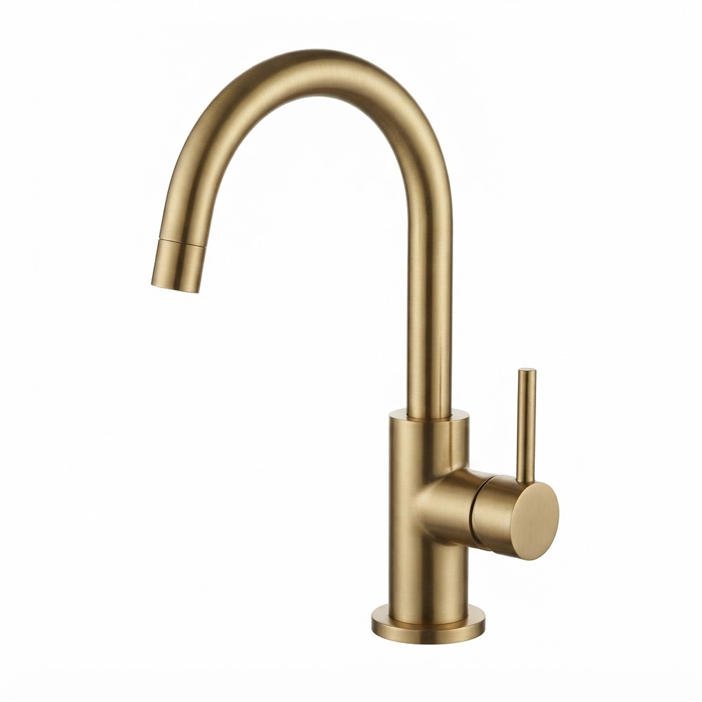 Brushed Brass Faucet