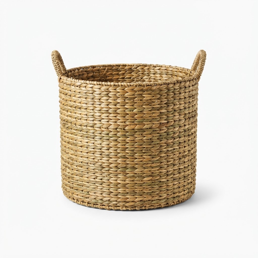 Woven Seagrass Floor Basket