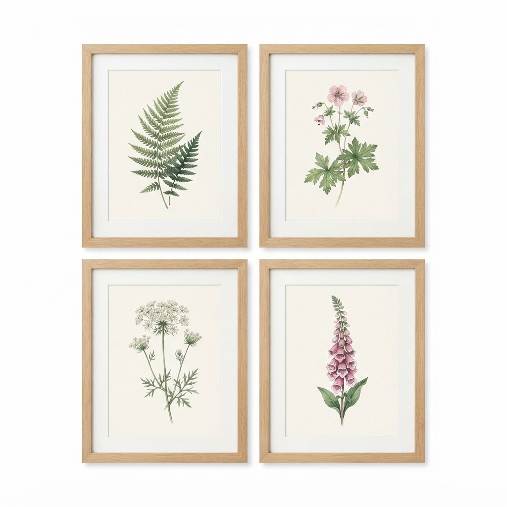 Botanical Wall Art Set