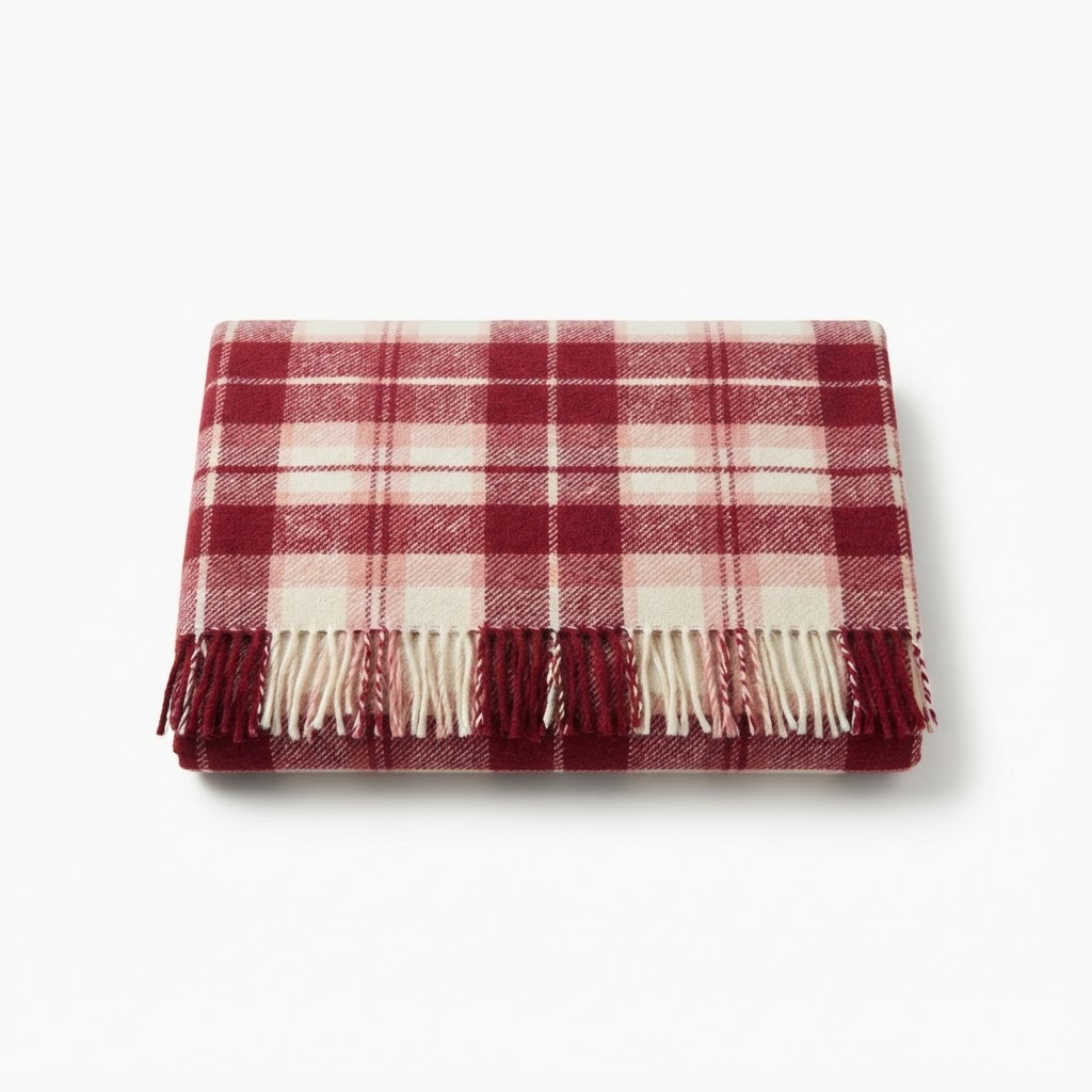 Plaid Throw Blanket