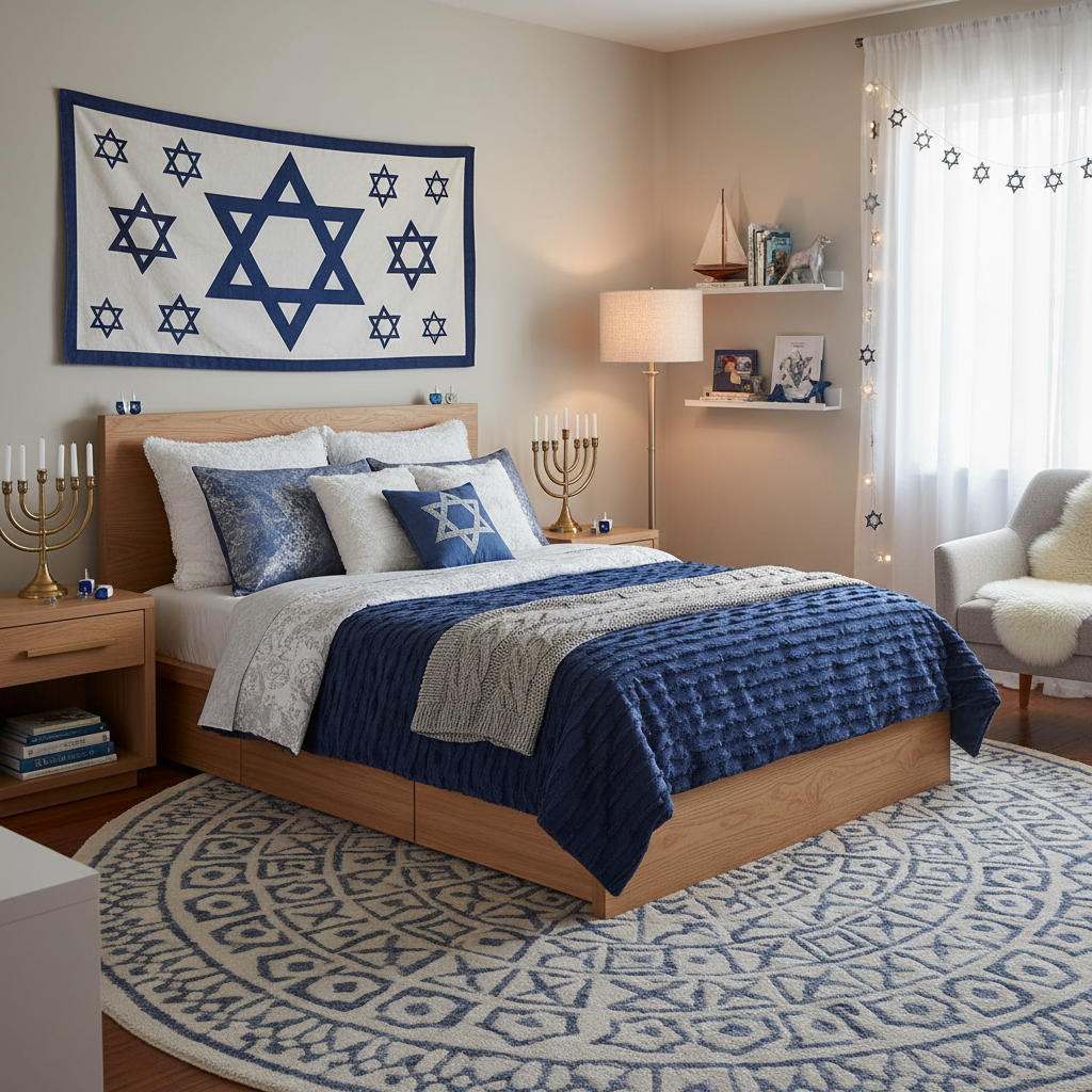 Nordic Hanukkah Child Bedroom (Boy)