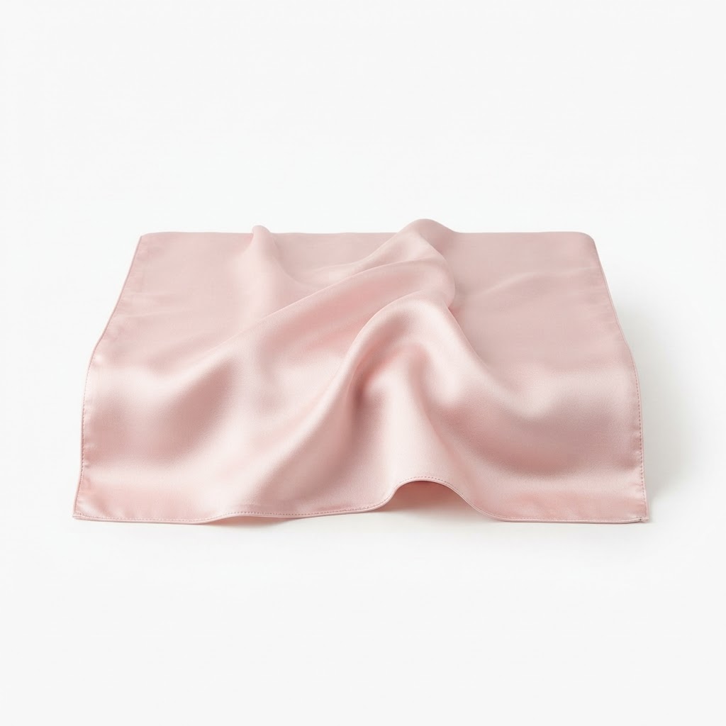 Soft Pink Silk Throw Blanket