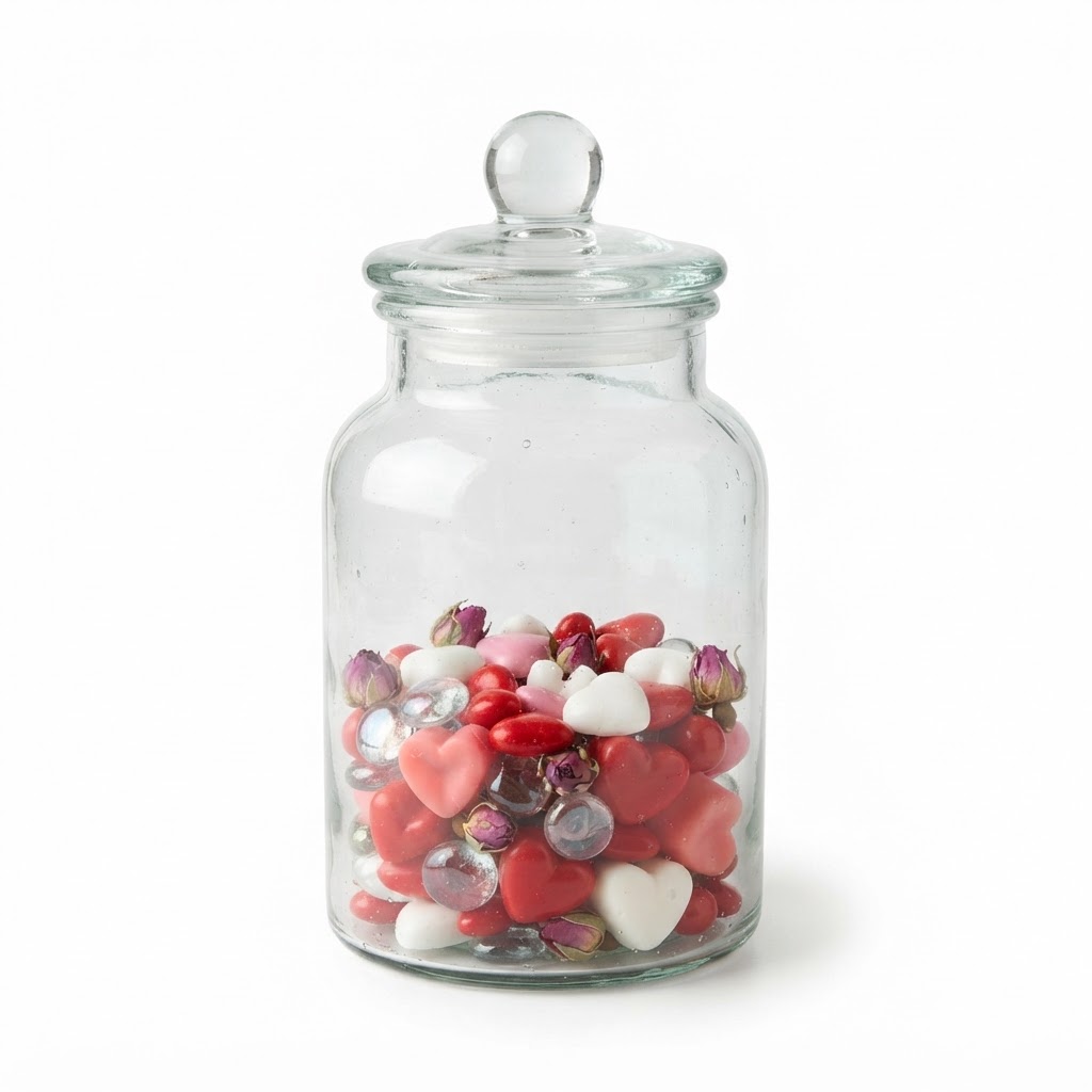 Hand-Blown Glass Apothecary Jars