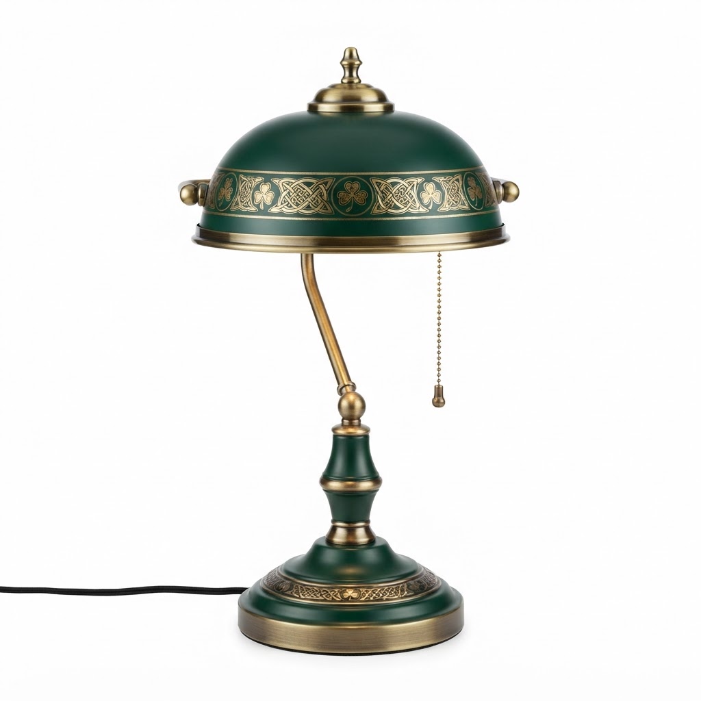 Brass Accented Desk Lamp
