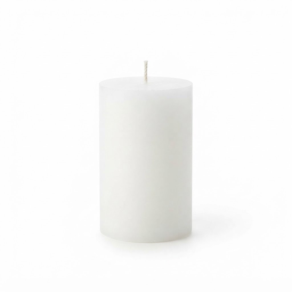 Transitional White Pillar Scented Candles