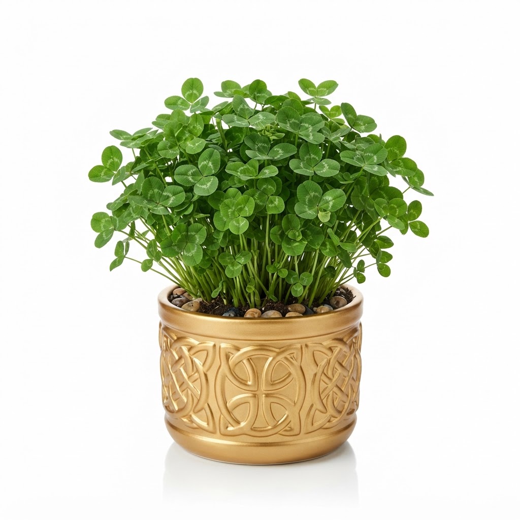 Potted Clover Arrangement