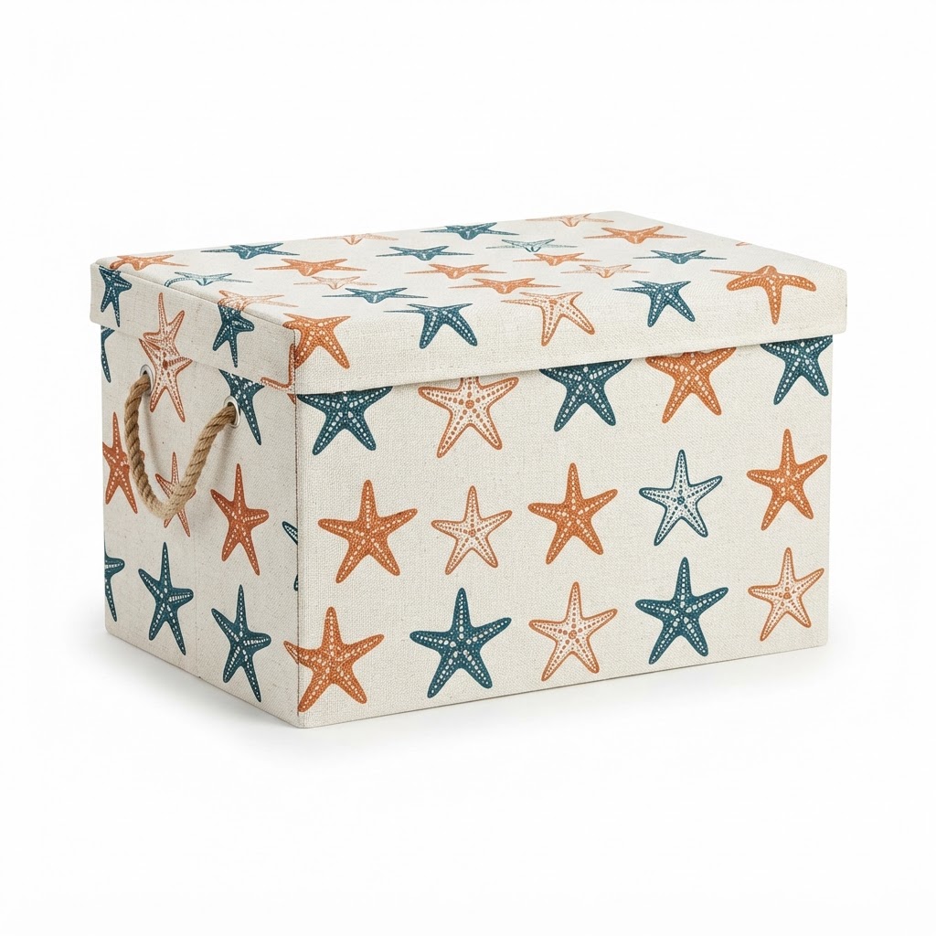 Starfish Patterned Storage Box