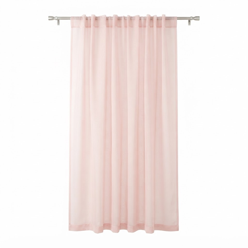 Sheer Blush Curtains