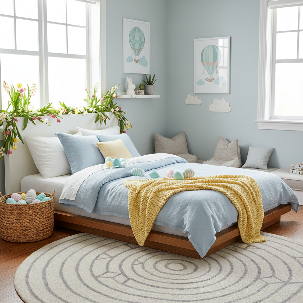 Minimalist Easter Child Bedroom (Boy)
