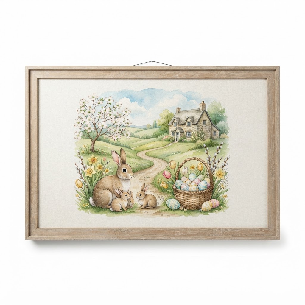 Style Landscape Framed Wall Art