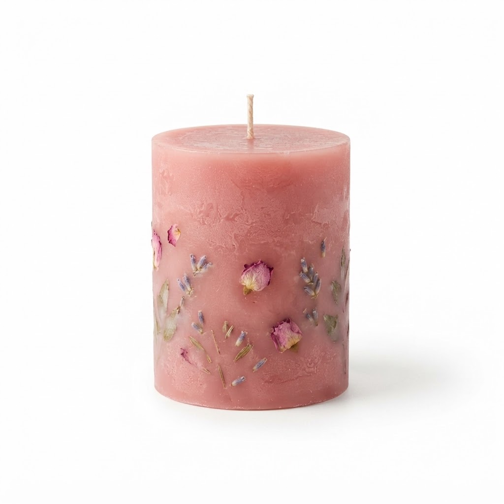 Valentine's Day Scented Pillar Candle