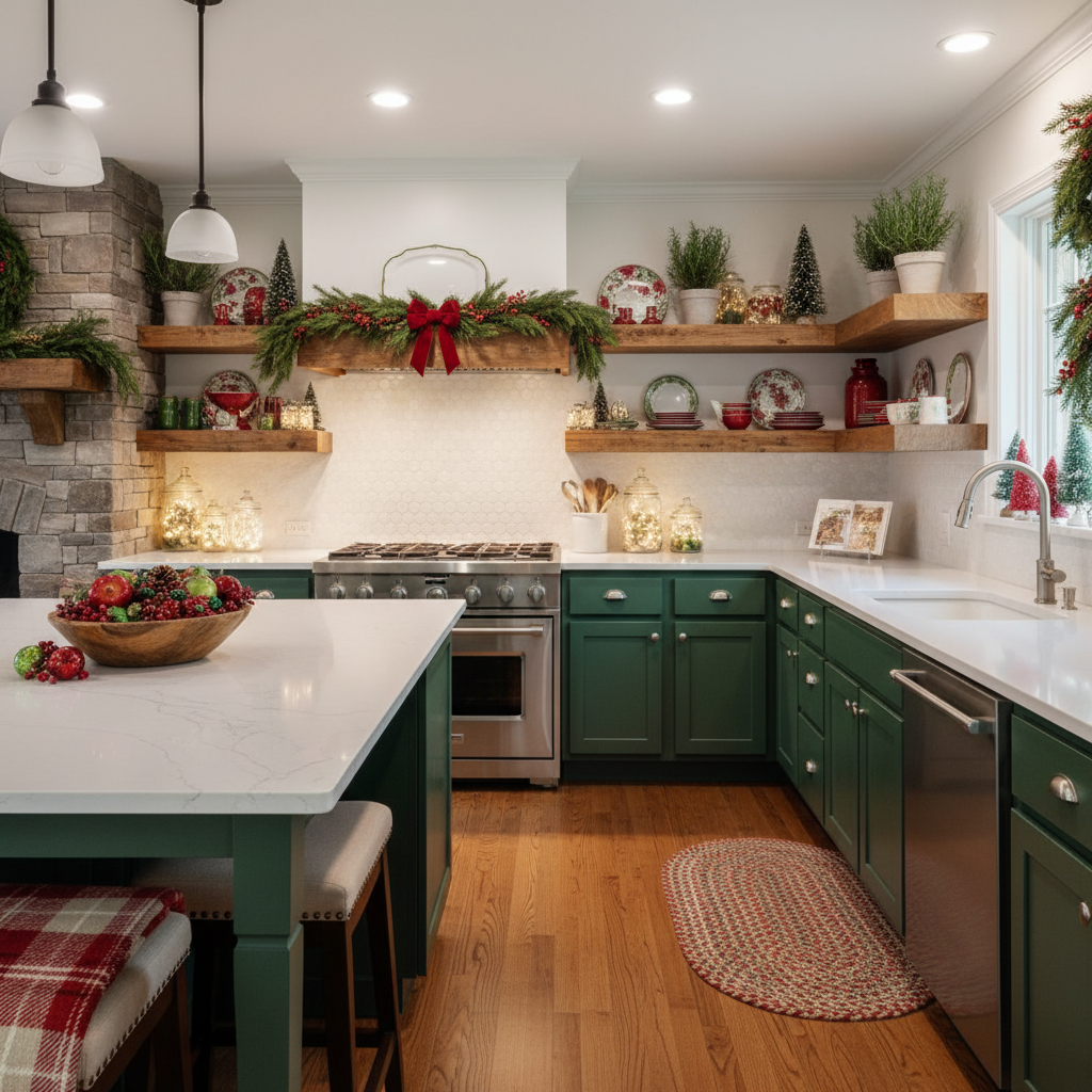 Traditional Christmas Kitchen