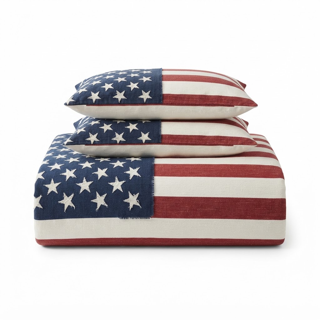 Americana Stars and Stripes Bedding Set