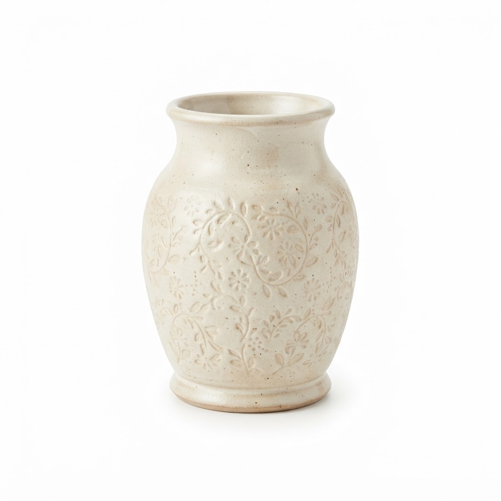 core Ceramic Cream Vase