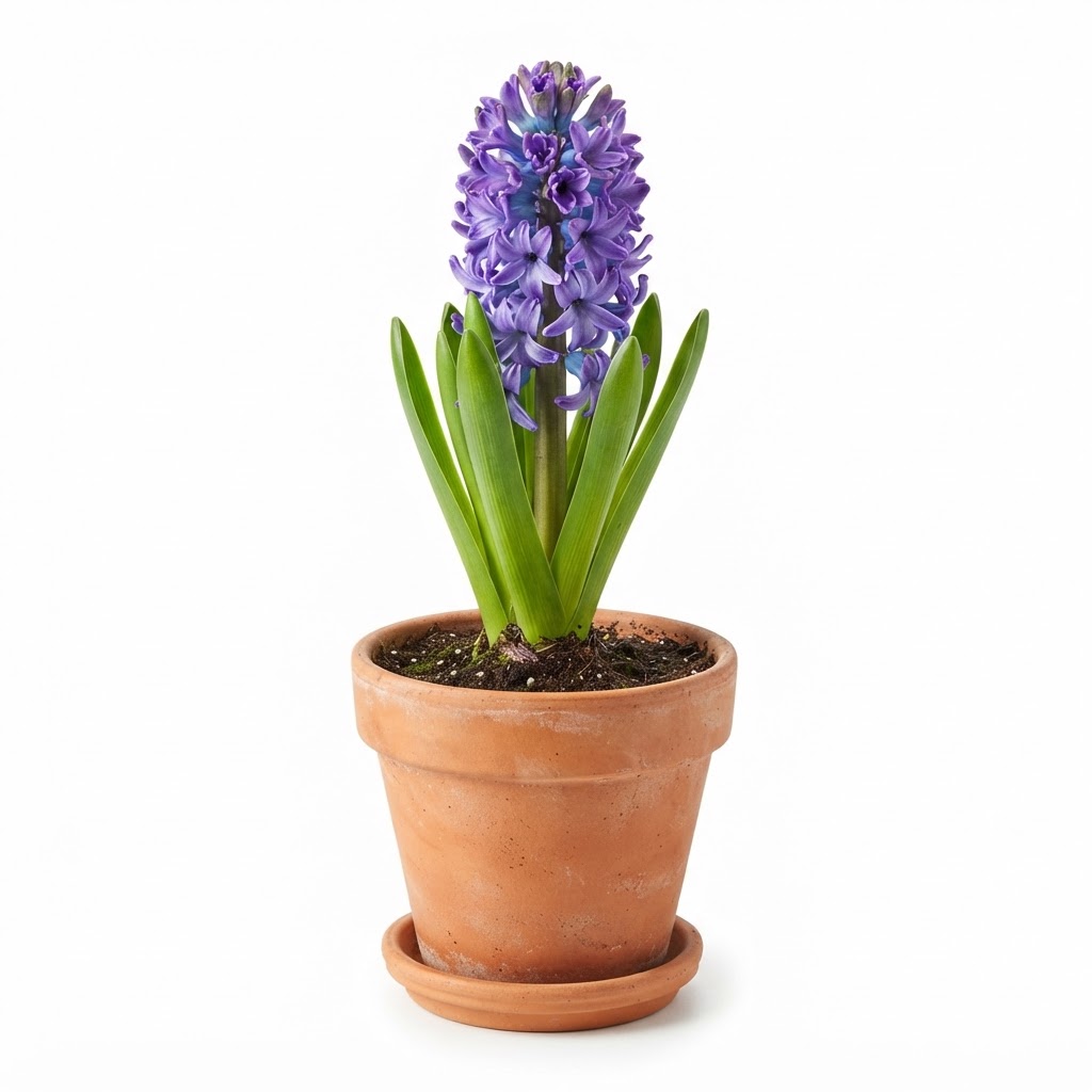 Terra Cotta Potted Hyacinths