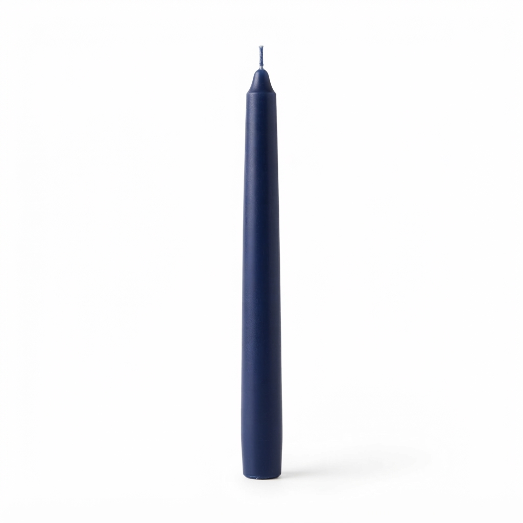 Elegant & Peaceful Navy Blue Taper Candles
