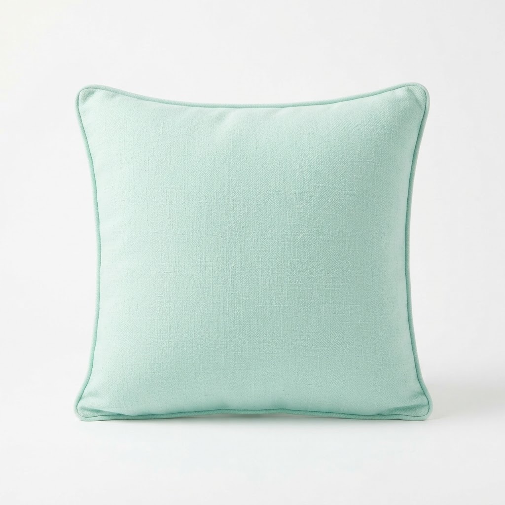 Spring Pastel Mint Decorative Throw Pillow
