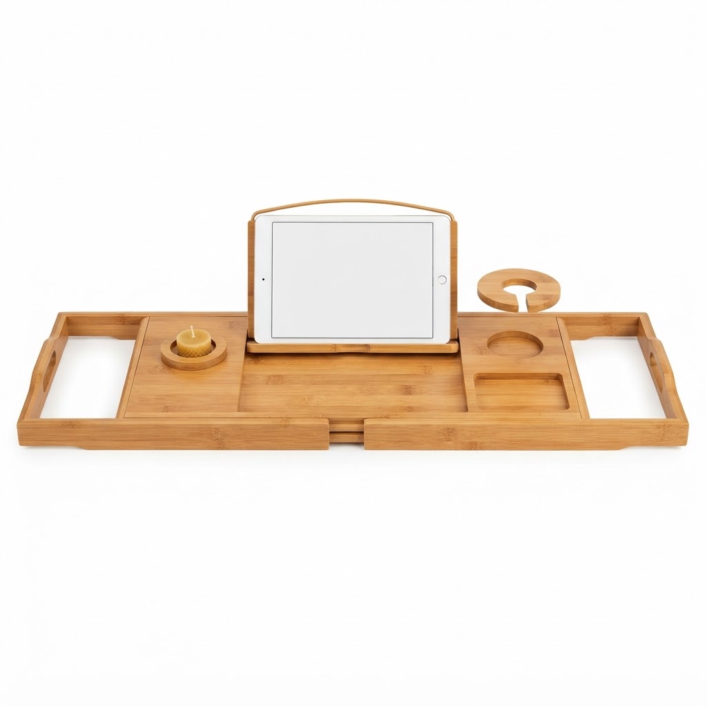 Bamboo Bathtub Tray