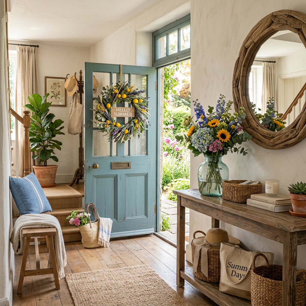 Rustic Summer Entryway