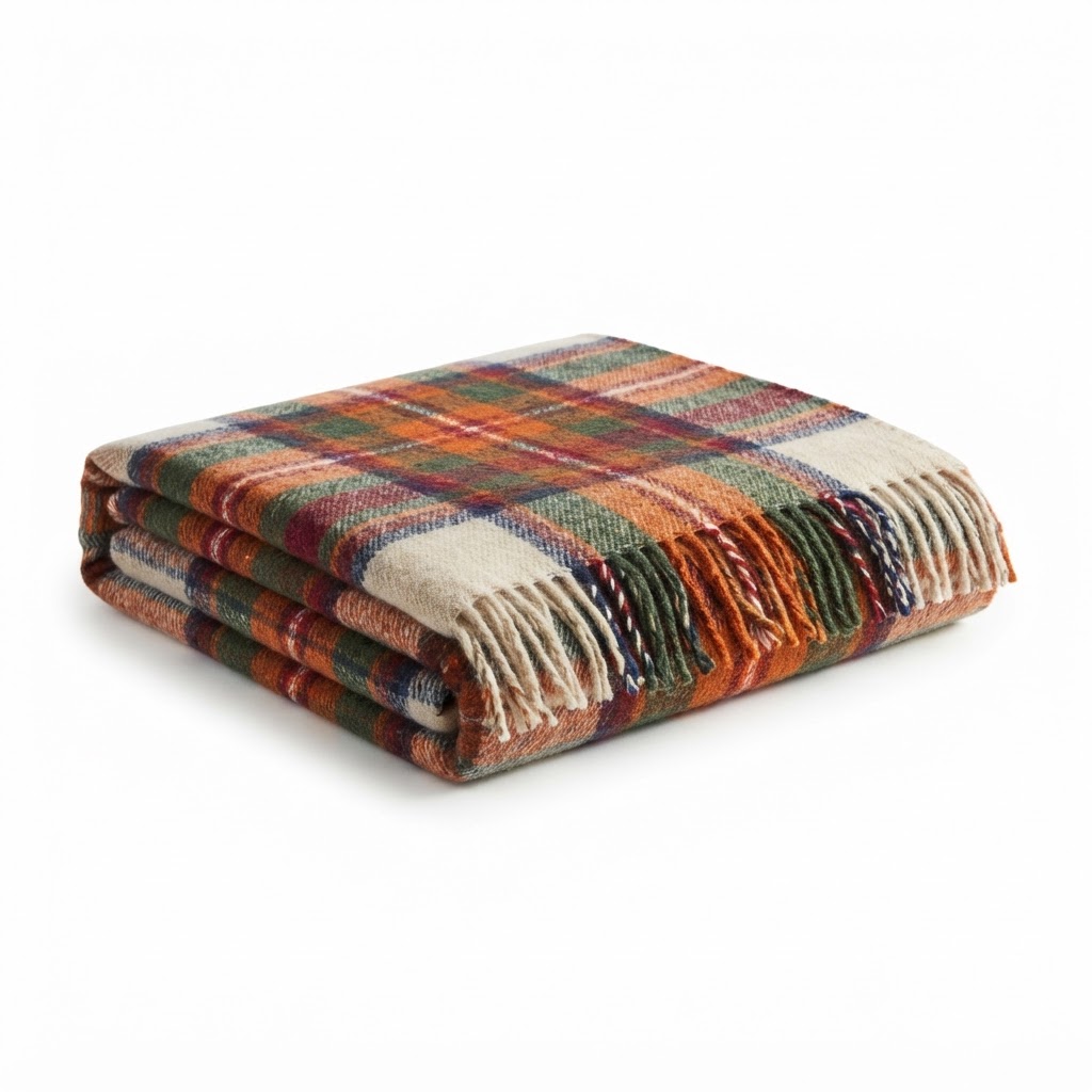 core Multicolor Plaid Throw Blanket