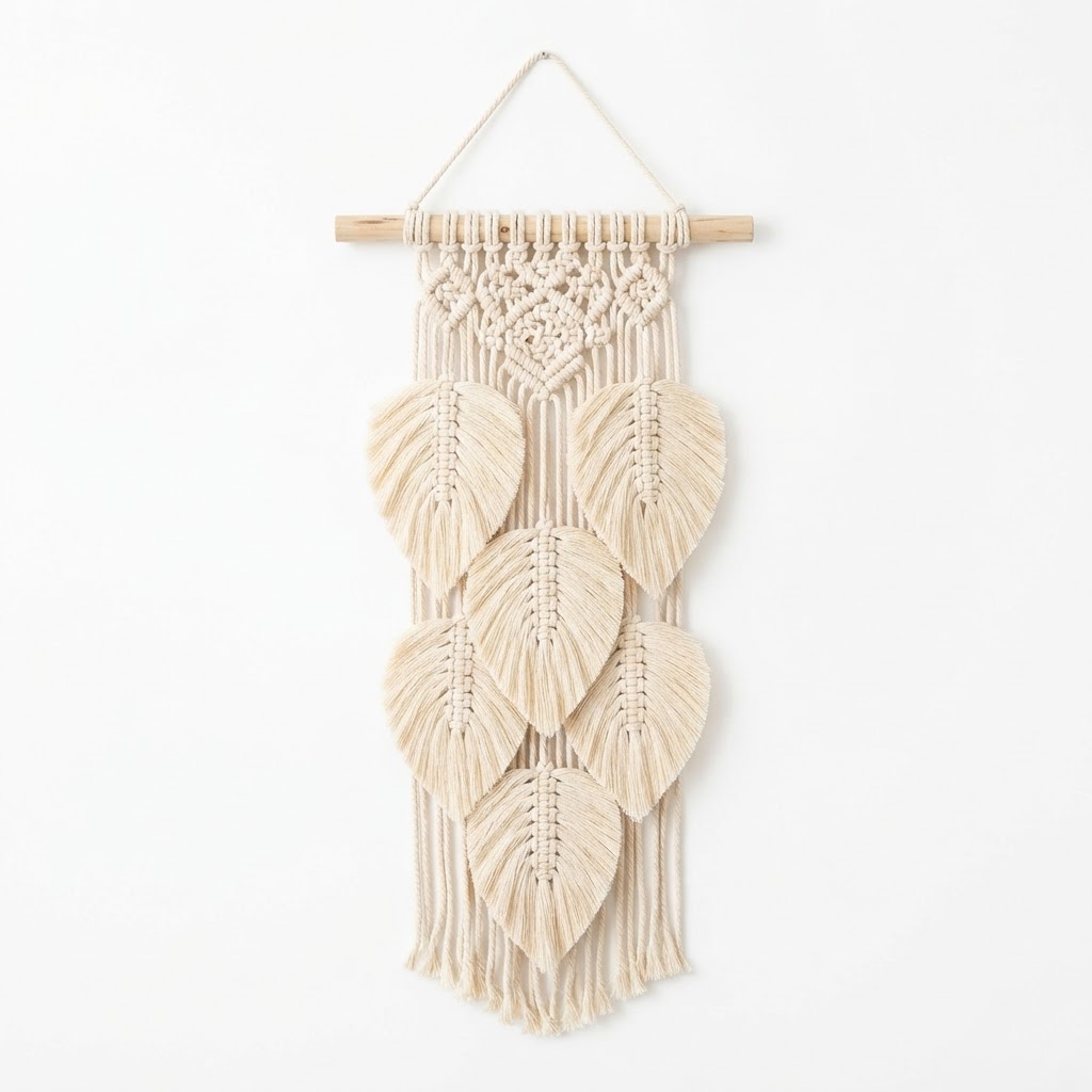 Macrame Leaf Wall Hanging
