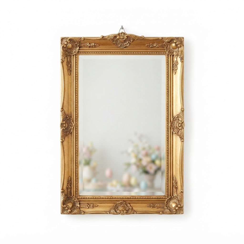 Classic Gold Finished Wall Mirror