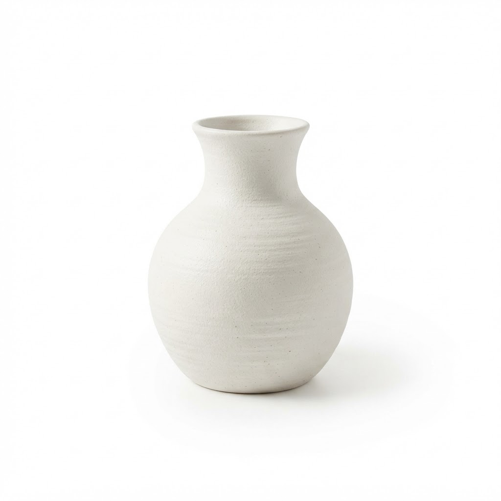 White Ceramic Vase