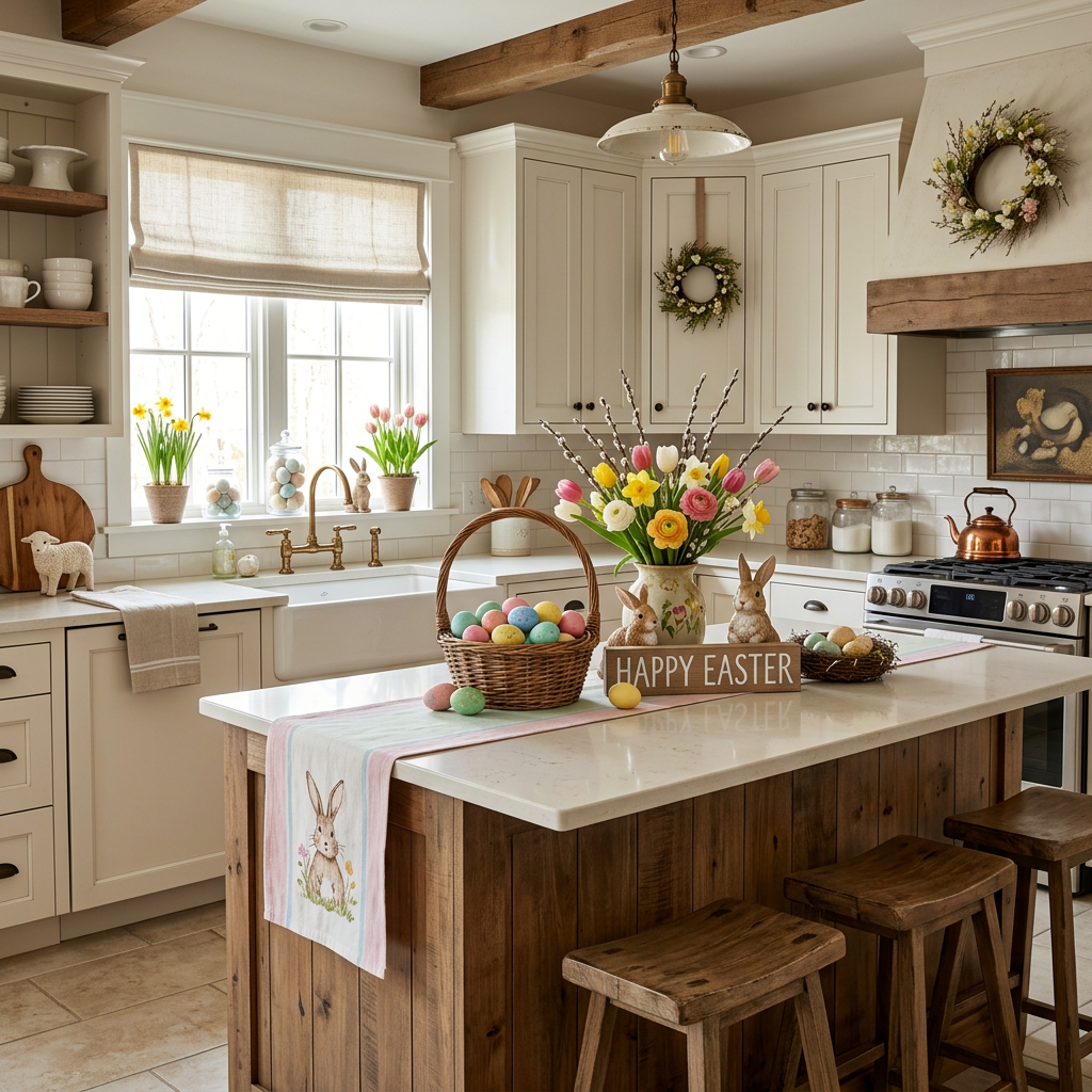 Farmhouse Easter Kitchen