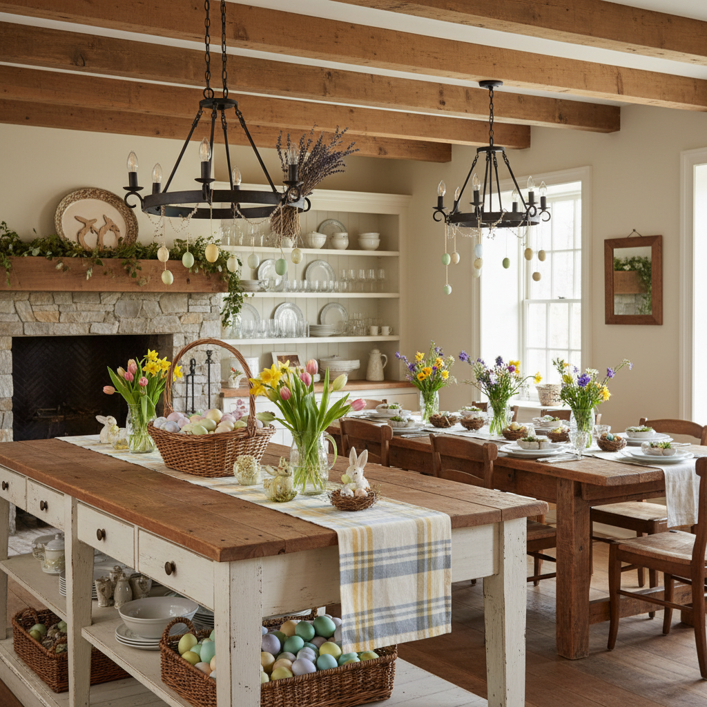 Rustic Easter Kitchen