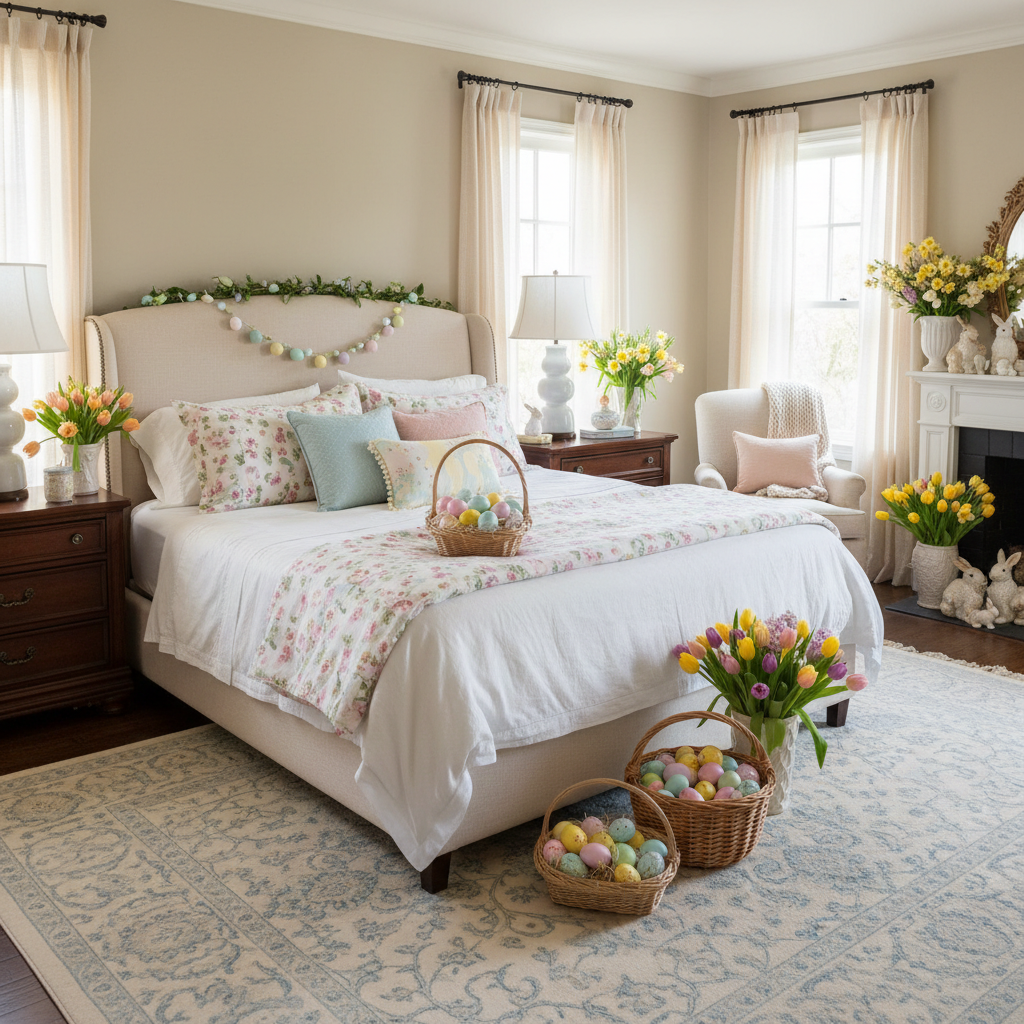 Traditional Easter Master Bedroom